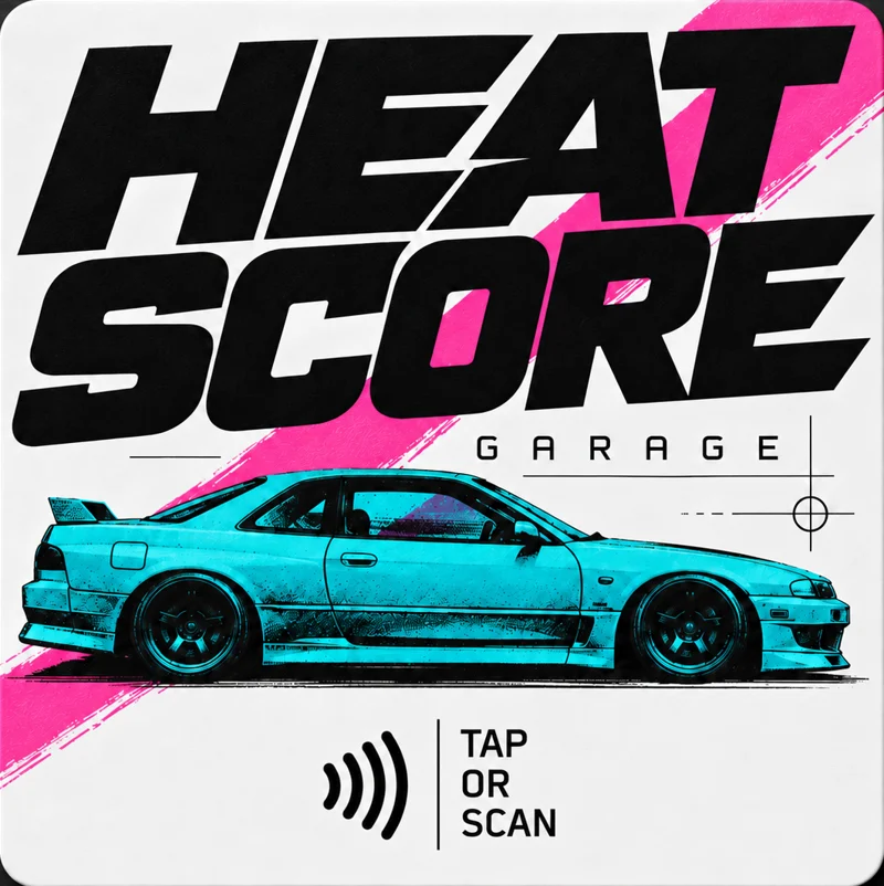Heat Score Garage NFC Card